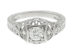 Brinley Co Sterling Silver Pave-style Cubic Zirconia Ring Hypoallergenic