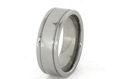 Polished Finish Titanium Ring