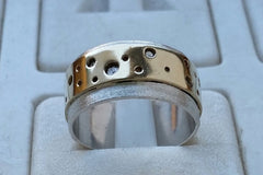 Silver and Gold Wedding Band