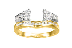 Contour engagement ring