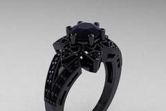 Black Diamond Ring