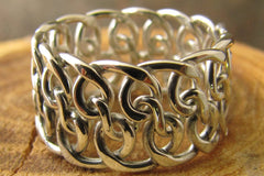 Spiral Woven Argentium Sterling Silver Ring