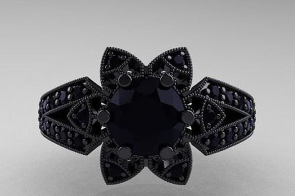 Black Diamond Ring
