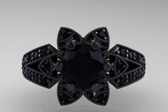 Black Diamond Ring