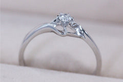 Unique Flower Diamond Ring