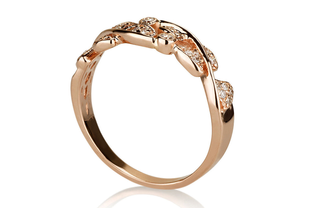 14K Gold Diamond Engagement Ring