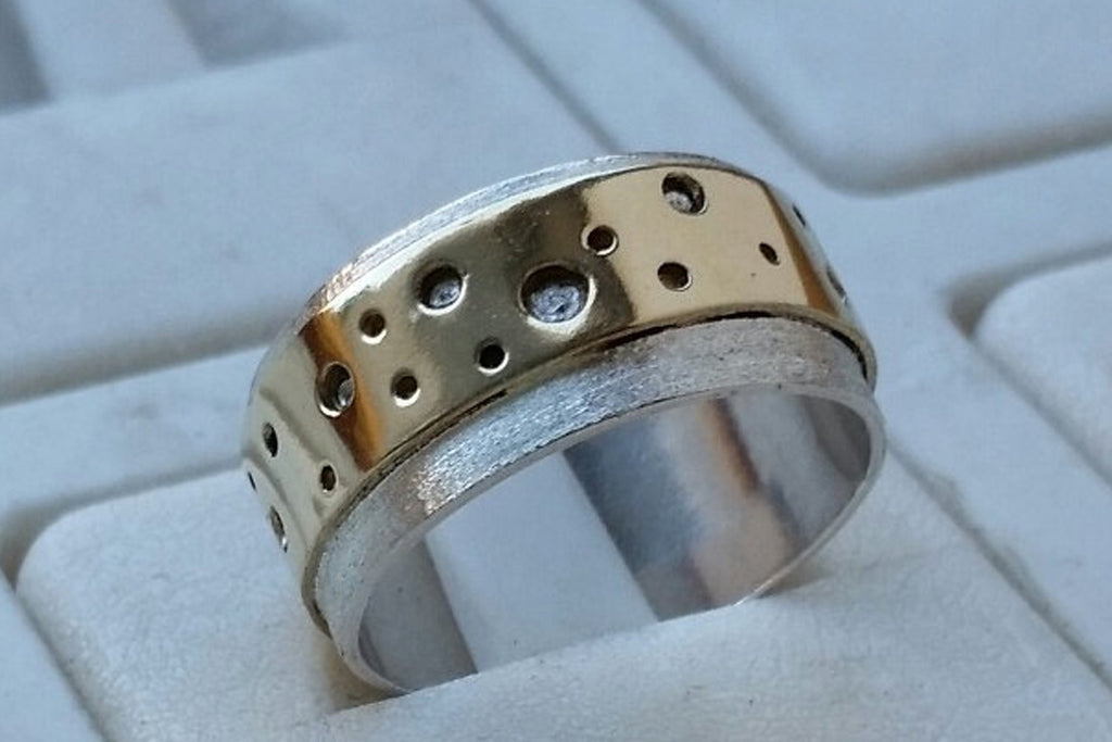 Silver and Gold Wedding Band