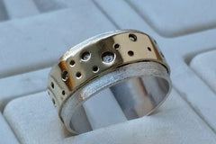 Silver and Gold Wedding Band