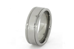 Polished Finish Titanium Ring