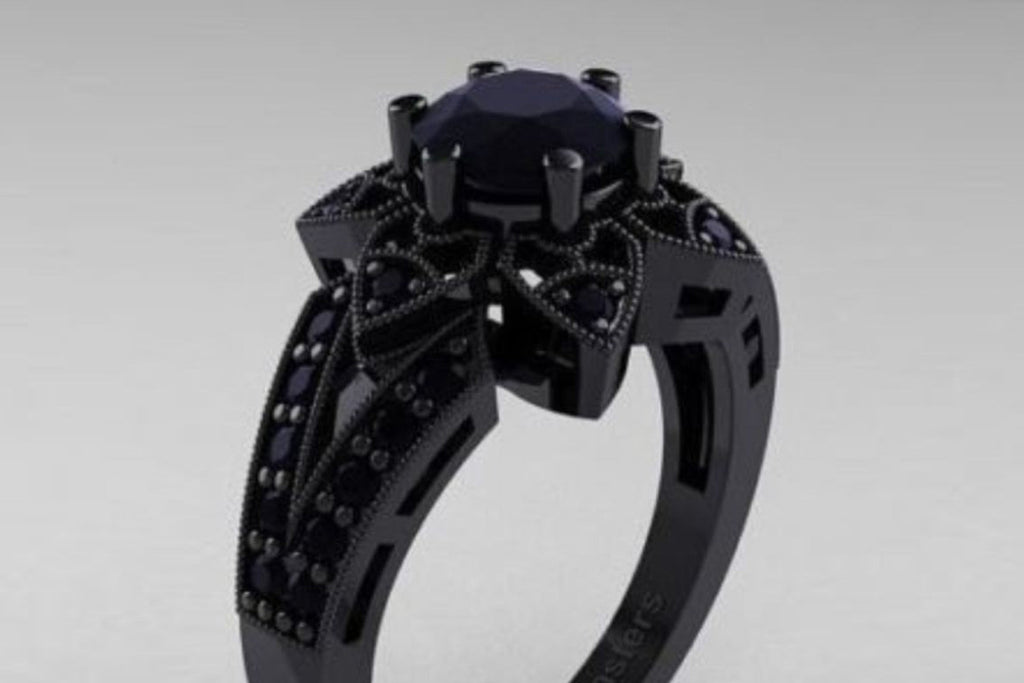 Black Diamond Ring