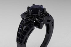 Black Diamond Ring