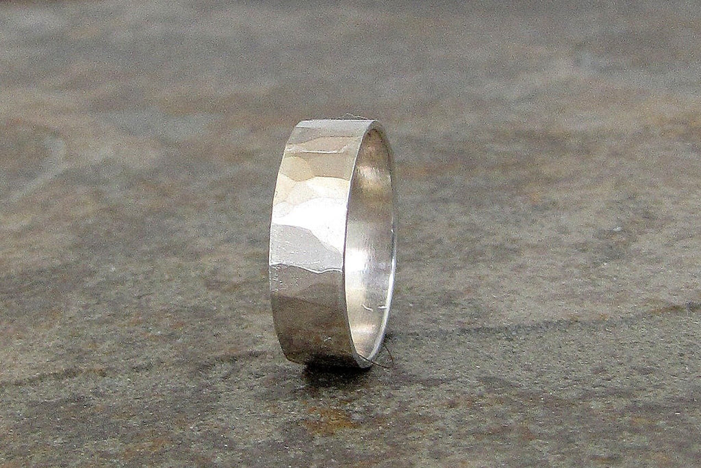 Hammered Silver Ring