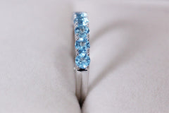 3.55ct Blue Topaz Ring