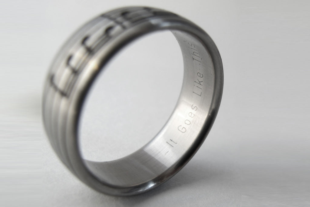 Personalized Music Ring