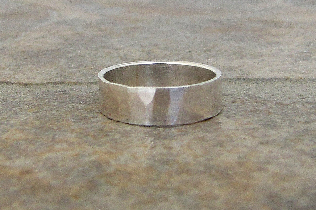 Hammered Silver Ring