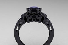 Black Diamond Ring