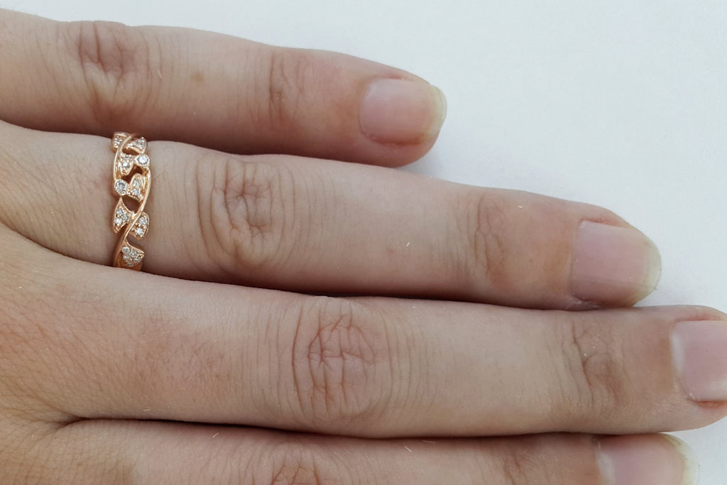 14K Gold Diamond Engagement Ring