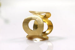 Delicate 14k solid gold ring