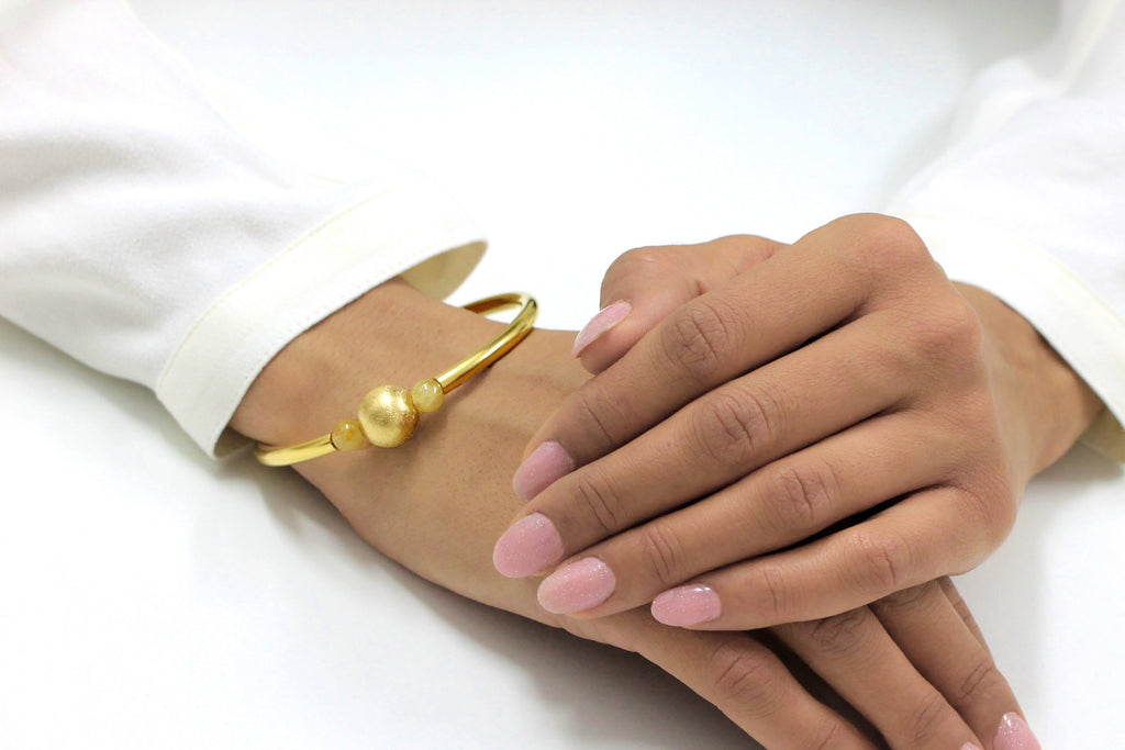 Rutilated quartz bracelet