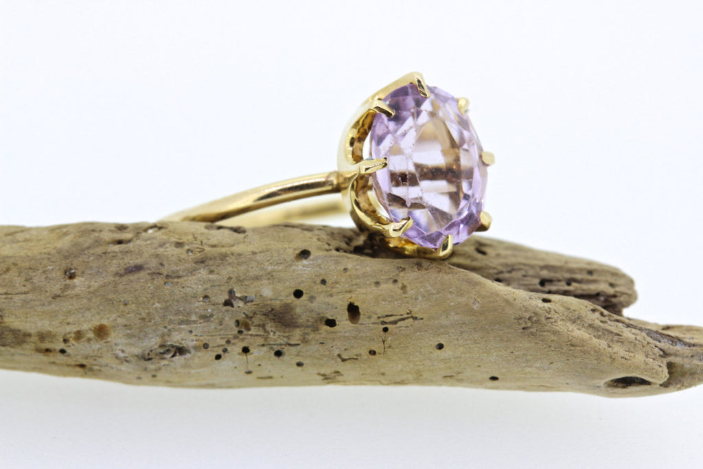 Antique Amethyst Engagement Ring