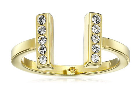 kate spade new york "Dainty Sparklers" Bar Ring, Size 7