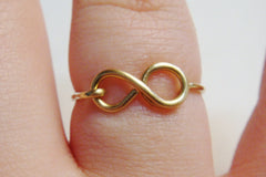 Gold infinity ring