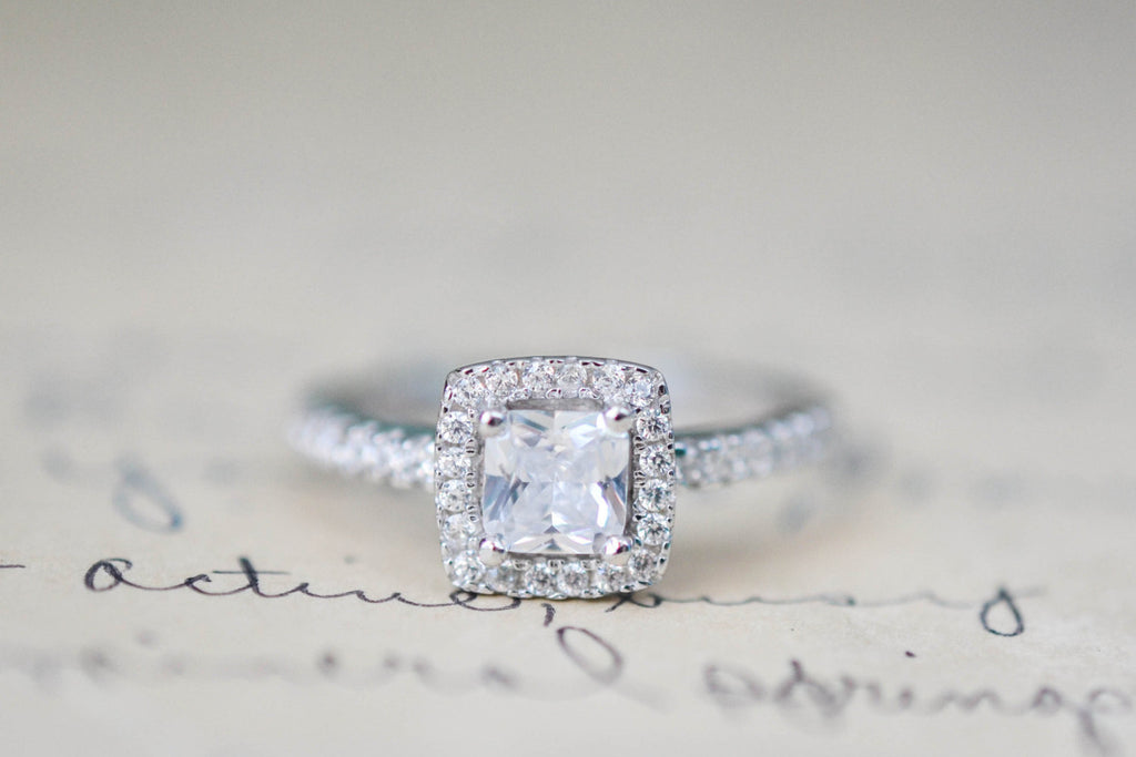 Halo Engagement Ring