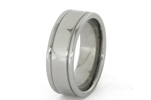Polished Finish Titanium Ring