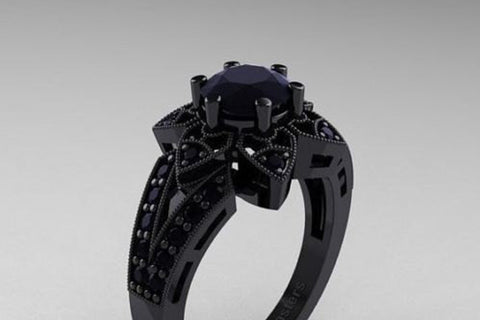 Black Diamond Ring