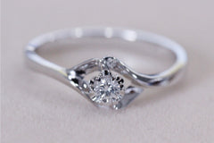 Unique Flower Diamond Ring