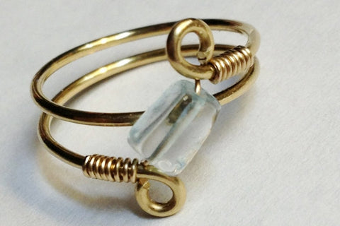 Aquamarine ring