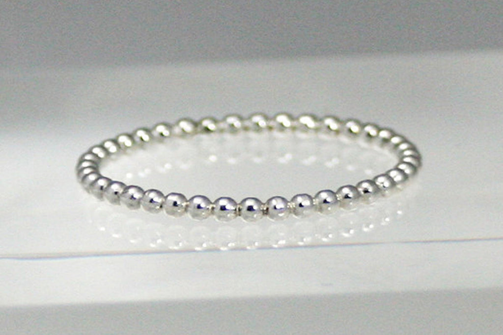 Stacking silver ring