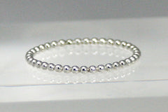 Stacking silver ring