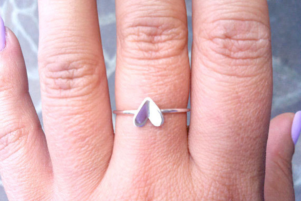 Small heart ring
