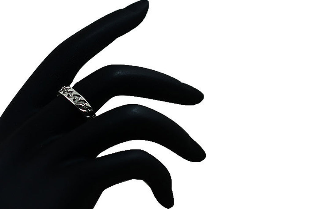 Simple Design Band Sterling Silver Ring