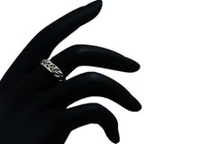 Simple Design Band Sterling Silver Ring