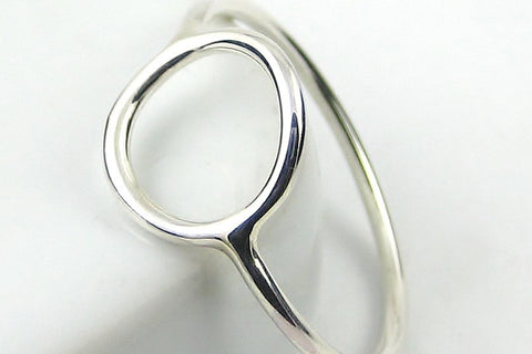 Sterling Silver Circle Ring