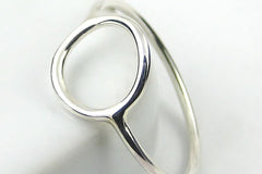 Sterling Silver Circle Ring
