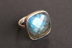 Natural Labradorite Ring