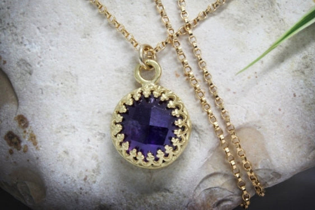 Amethyst necklace