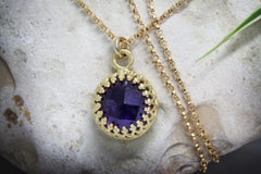 Amethyst necklace