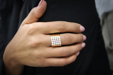 Hammered ring