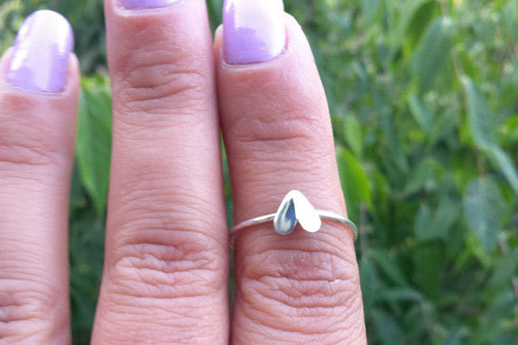 Small heart ring