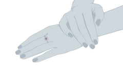 Sterling Silver with White Topaz Accent Ring