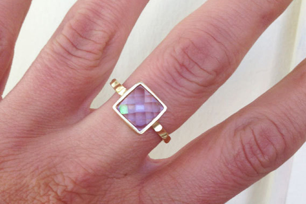 Lavender Amethyst Ring