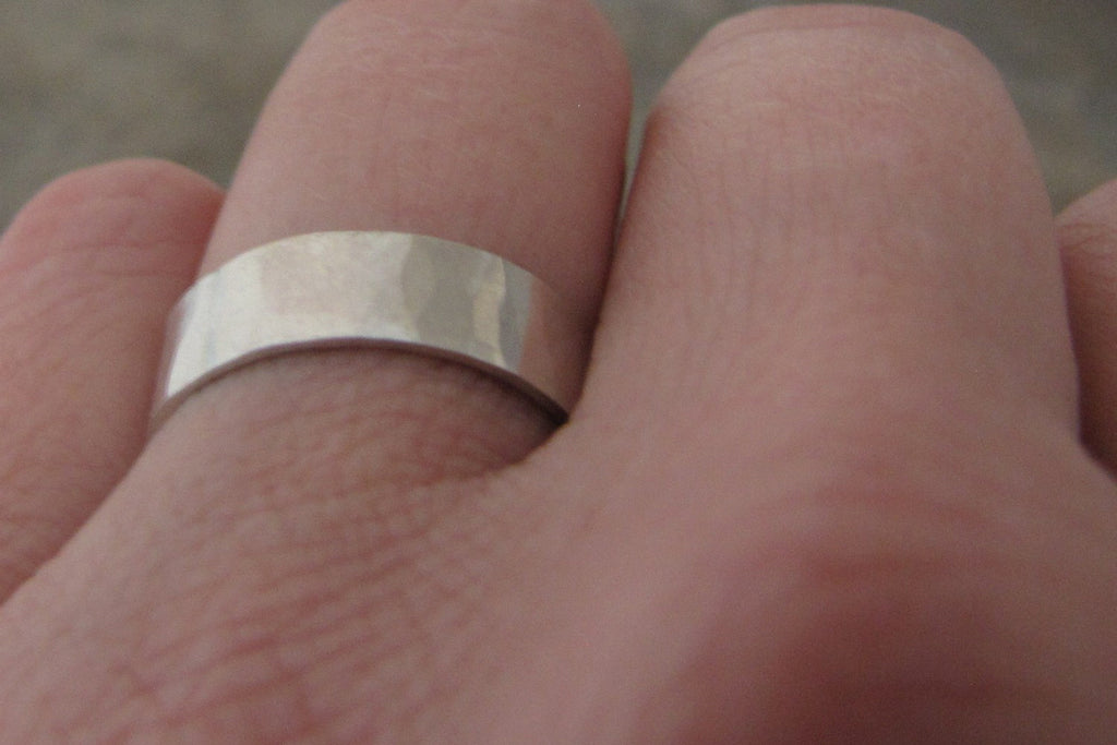 Hammered Silver Ring