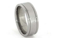 Polished Finish Titanium Ring