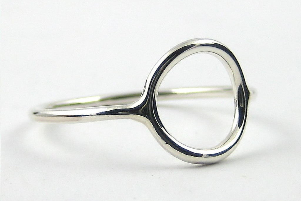 Sterling Silver Circle Ring