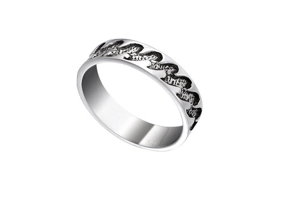 Simple Design Band Sterling Silver Ring