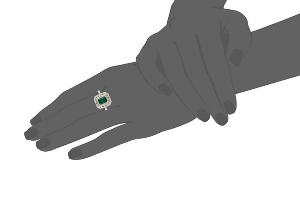 Sterling Silver and 14k Yellow Gold Diamond Ring